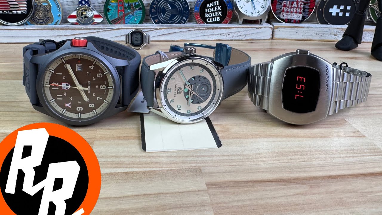 Распаковка Tag Heuer, Hamilton и Luminox (часы Зальцмана)
