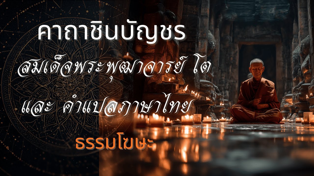 คาถาชินบัญชร  [๙ จบ] บทสวดบาลีอันลึกซึ้ง จากสมเด็จพระพุฒาจารย์ โต พรหมรังสี พร้อมคำแปลภาษาไทย