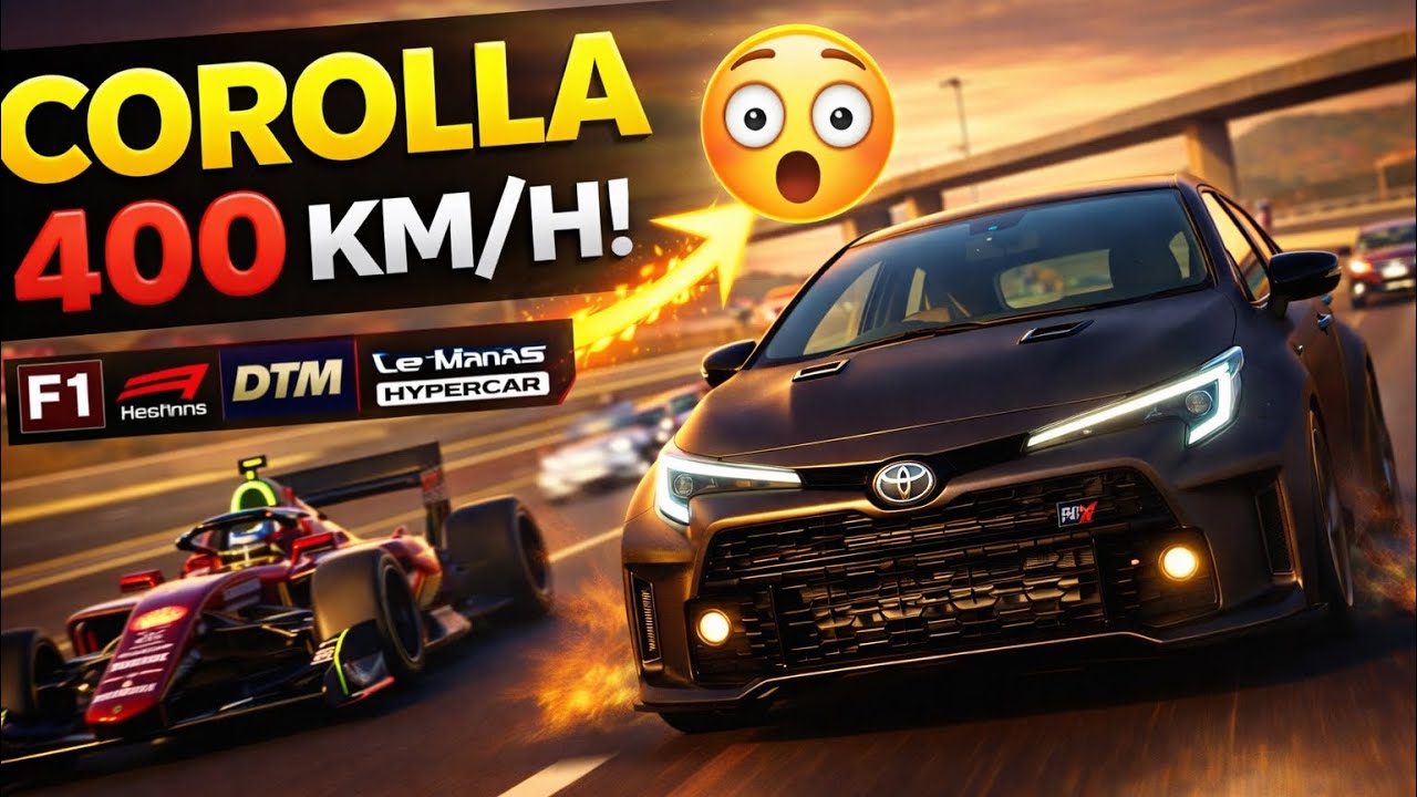 400 KM/H Toyotą Corollą?! Wyprzedzam F1, DTM i Hypercary 😱 NIKT SIĘ TEGO NIE SPODZIEWAŁ