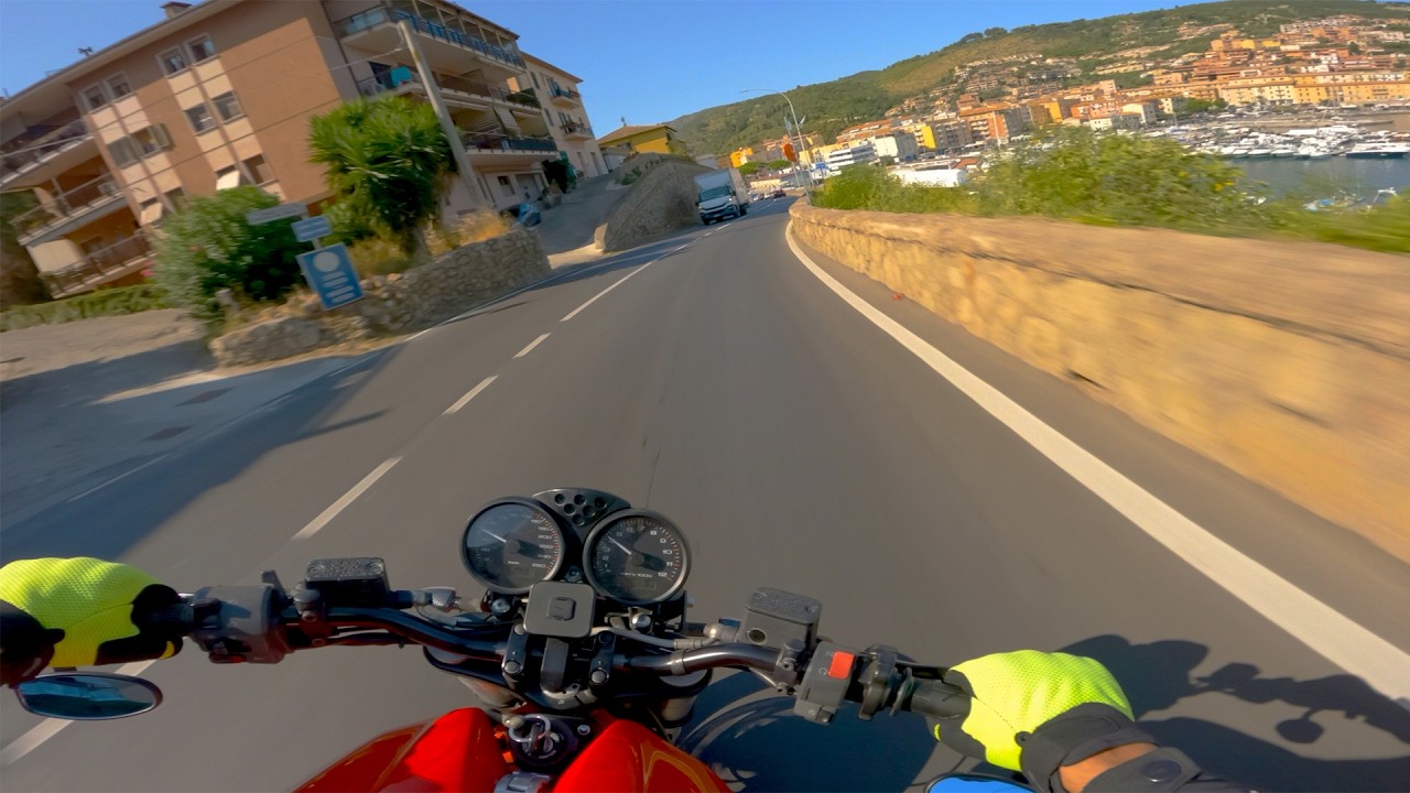 Summer Vibes on Mount Argentario’s crowded streets! ☀️ [4K POV Onboard]