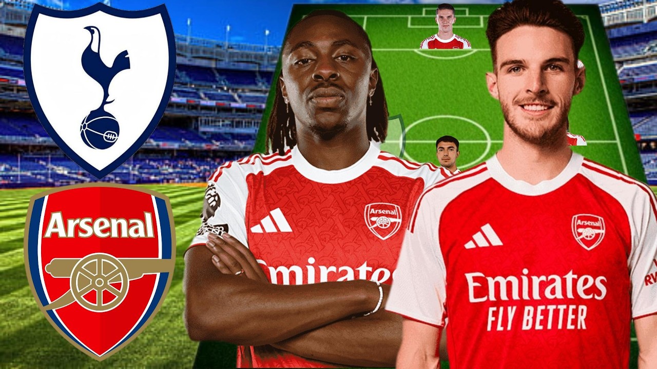 Arsenal starting lineup against Tottenham