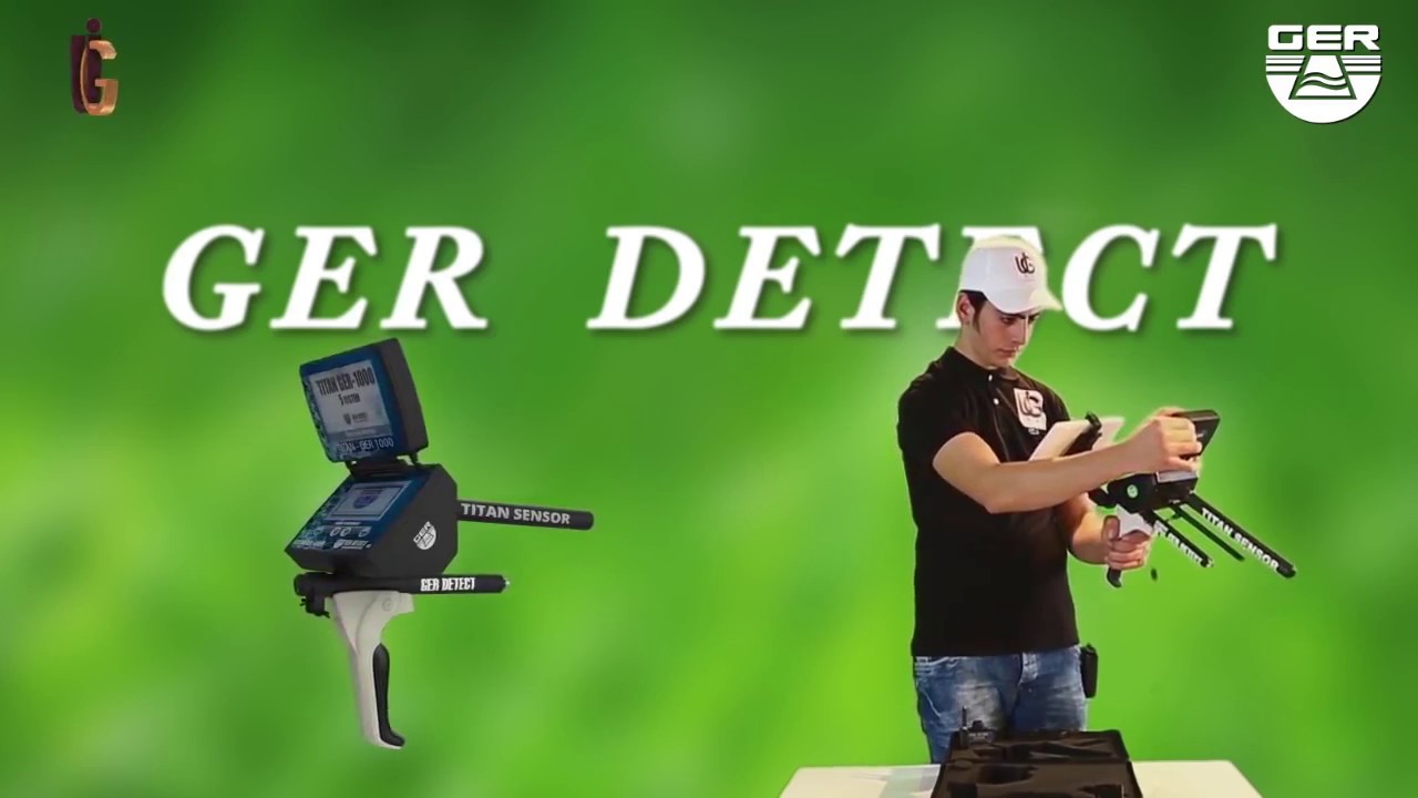 underground Gold & Treasure Detector - TITAN GER 1000 DEVICE - 5 SYSTEMS