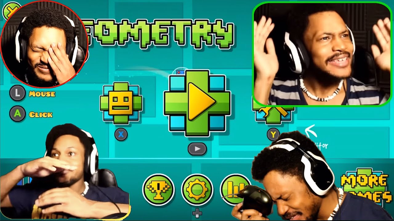 CORYXKENSHIN FUNNIEST/BEST GEOMETRY DASH MOMENTS!!!