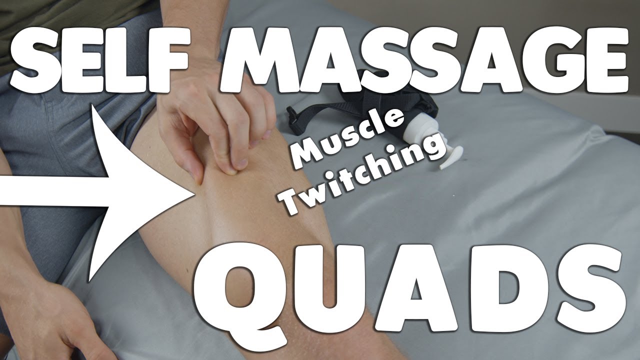 Self Massage Your Own Quads *Crazy Muscle Releases* | Massage Therapy