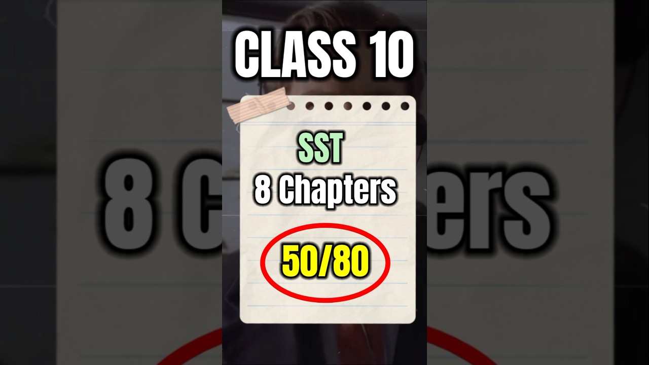 Most Scoring Chapters Sst Class 10 🔥 | class 10 social science #shorts #short