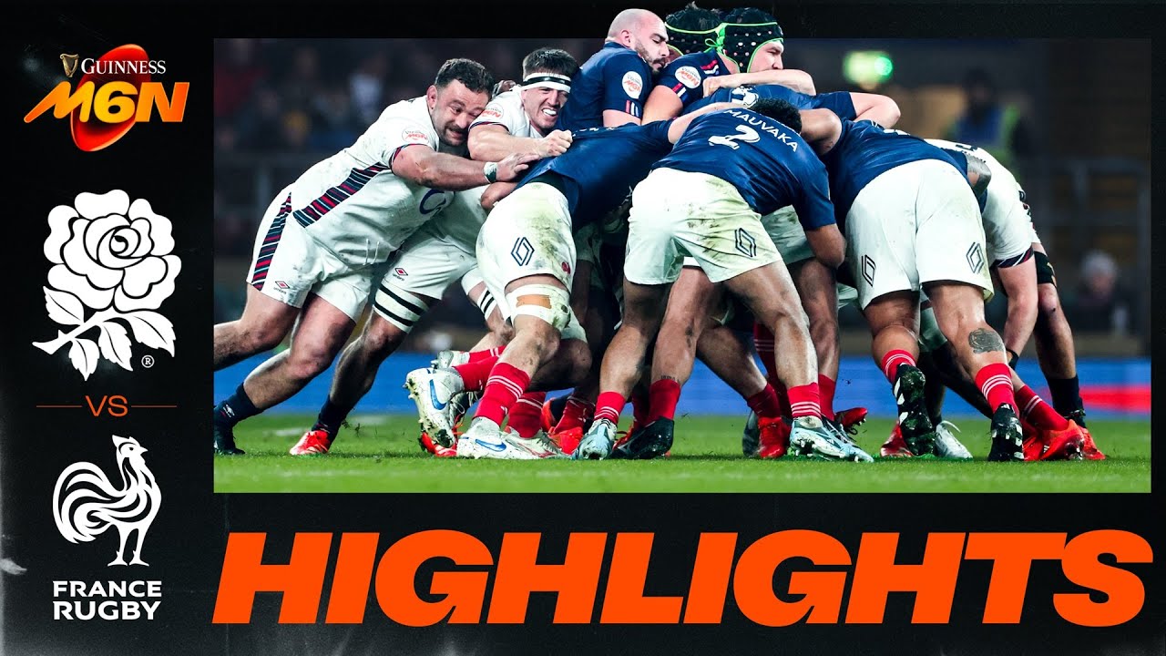 ENGLAND v FRANCE | 2025 GUINNESS MEN'S SIX NATIONS | RUGBY HIGHLIGHTS
