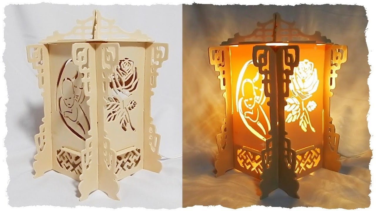 Aprenda fazer uma luminária de pvc dos dias das Mães