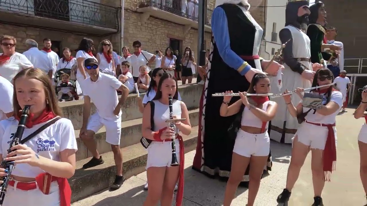 2025 | Txupinazo, fiestas de Aibar – Txaranga de Aibar / Oibarko Txaranga