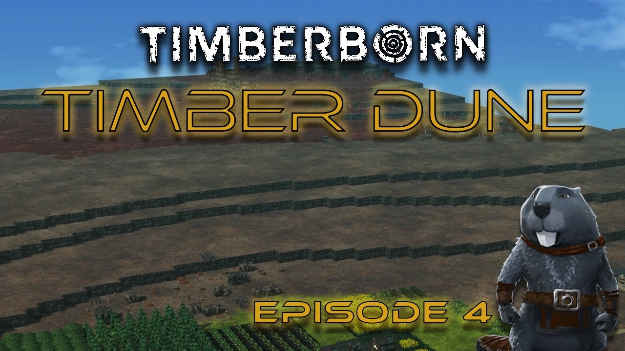 ARR AKIS FLOODED! Sandworm Digs Into MEGA Badwater River!! Timberborn HARD MODE (Exp 1.0) EP 4