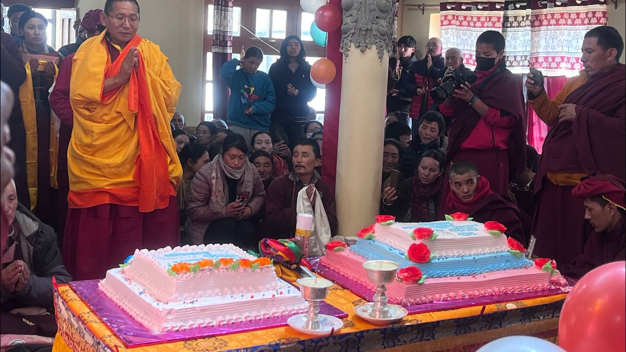 Birthday celebration of HH the 12th Gyalwang Drukpa Rinpoche at Mulbekh village.