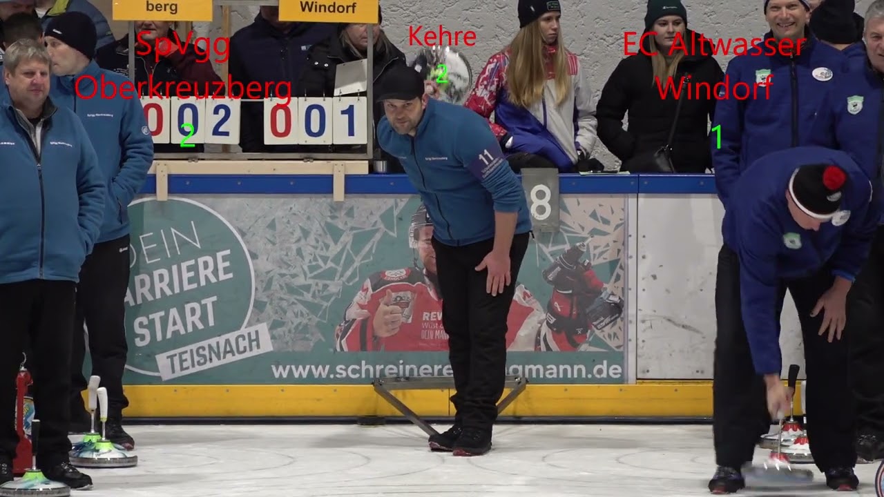 1. Bundesliga Winter 2024/25 SpVgg Oberkreuzberg gegen EC Altwasser Windorf