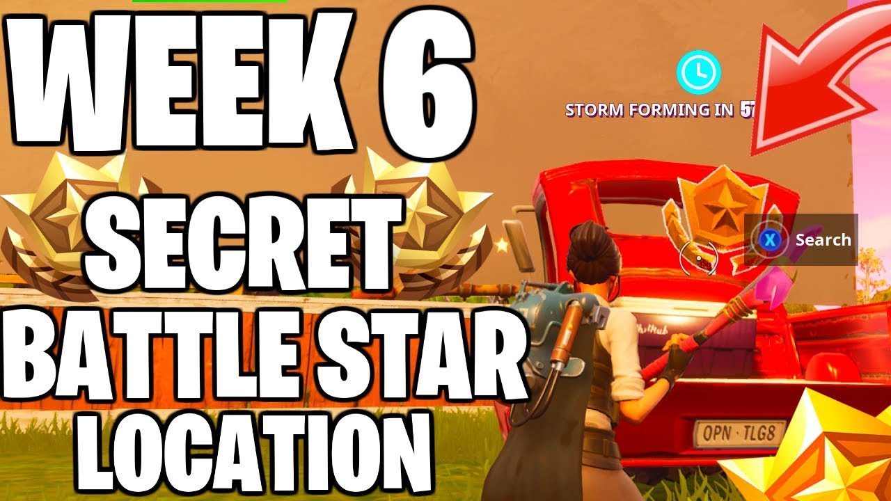 WEEK 6 SECRET BATTLE STAR LOCATION! ROAD TRIP SKIN CHALLENGES! SEASON 5