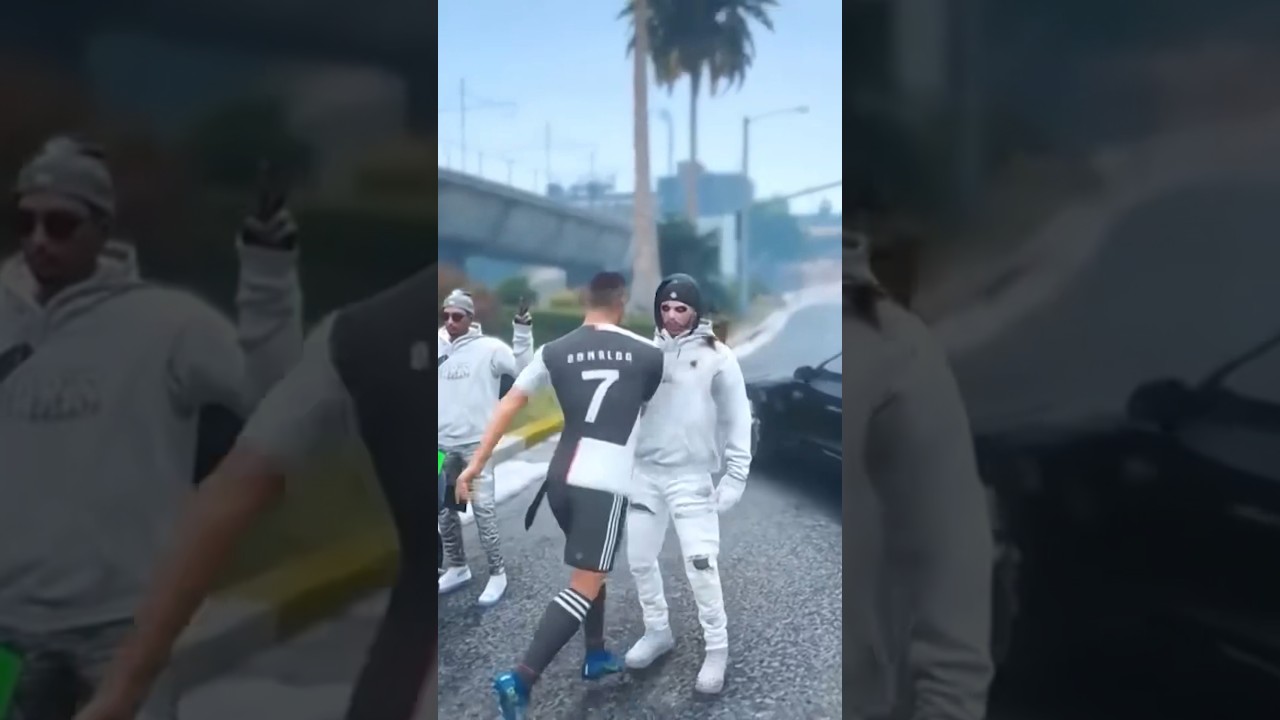 RONALDO JADI OJEK DI GTA V #GTAV #aanrdh #ronaldo