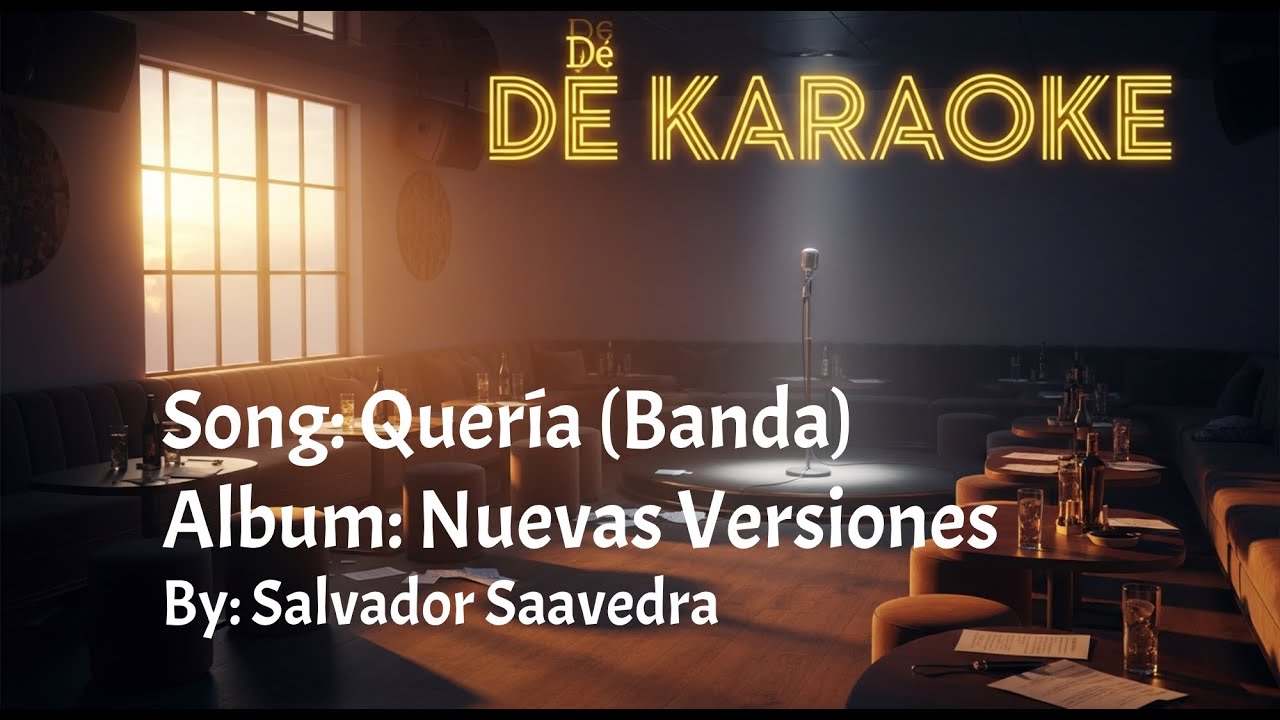 Quería (Banda) (De Karaoke)