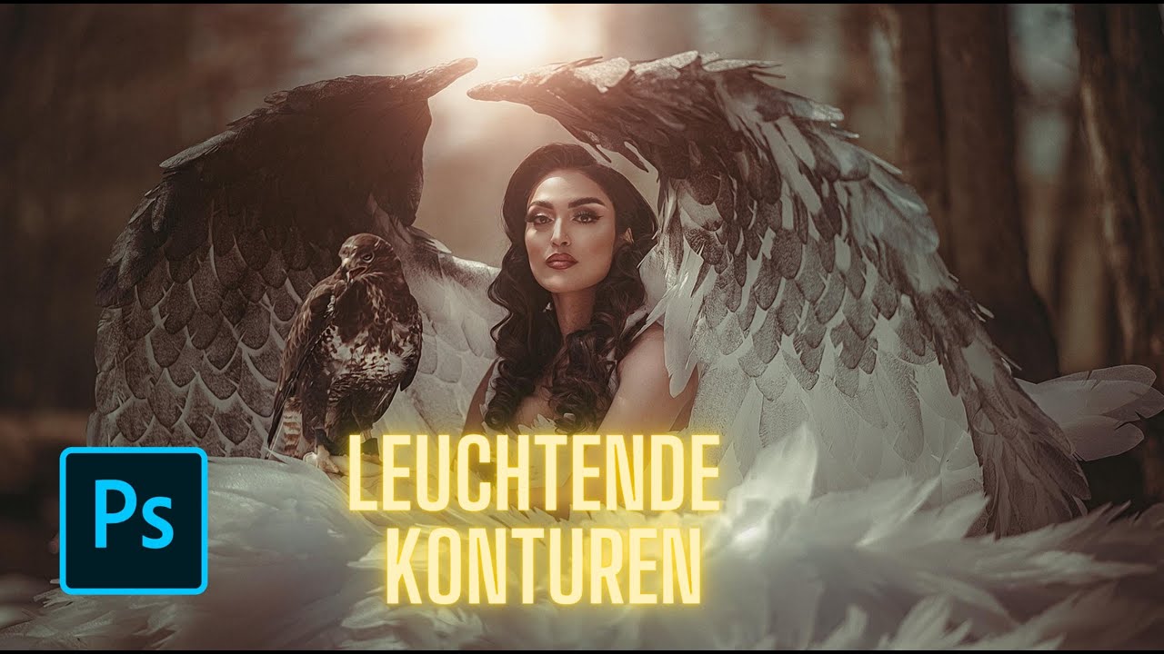 Leuchtende Konturen in Photoshop I Special Effect