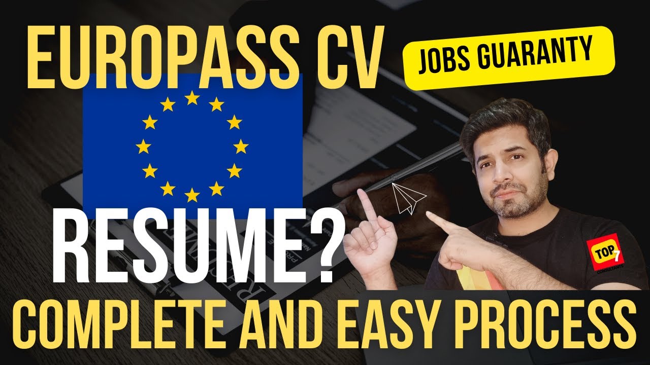 Europass CV online | How to create a Europass CV | Europass CV kaise banaye | CV format for jobs