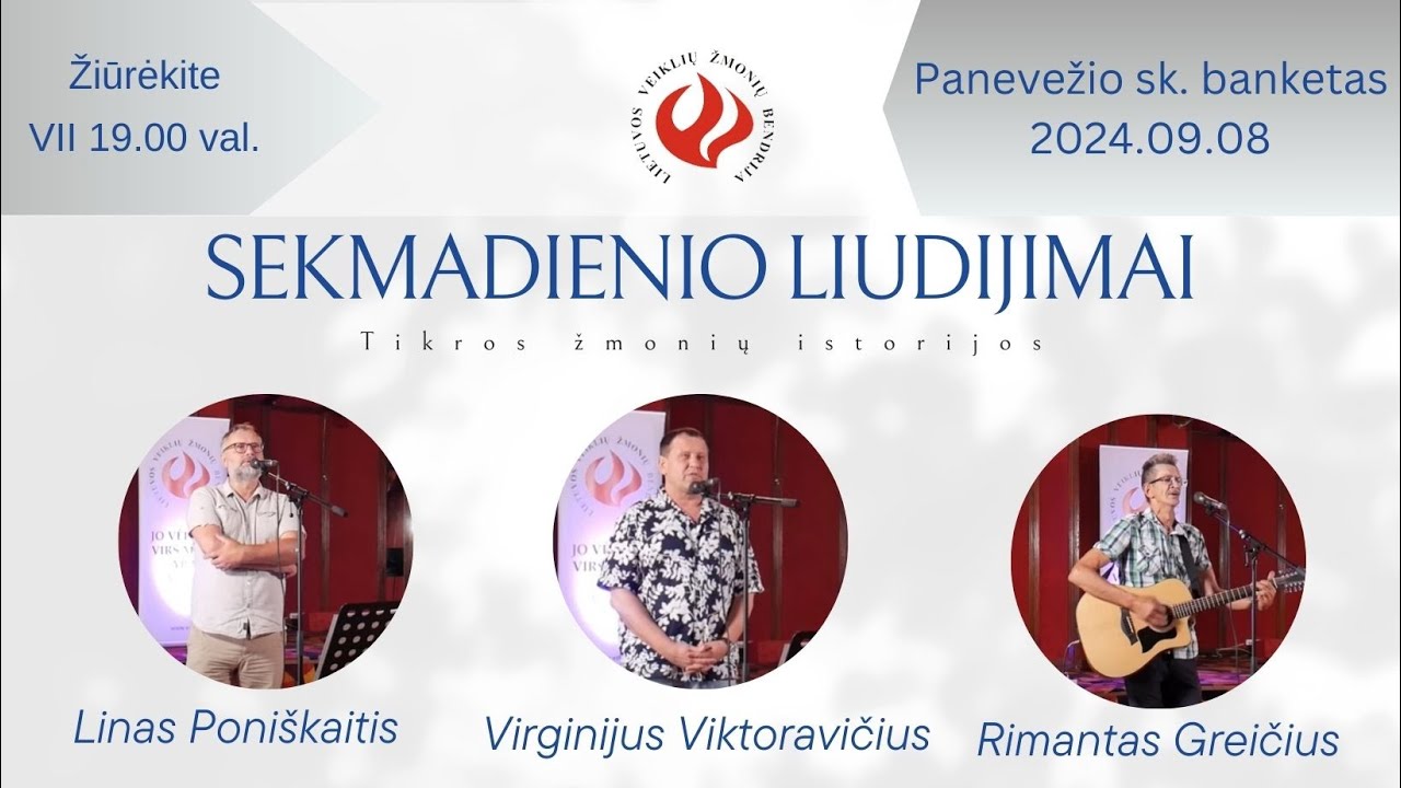 Sekmadienio liudijimai iš Panevžio skyriaus VŽB banketo 2024 09 08 S2E36