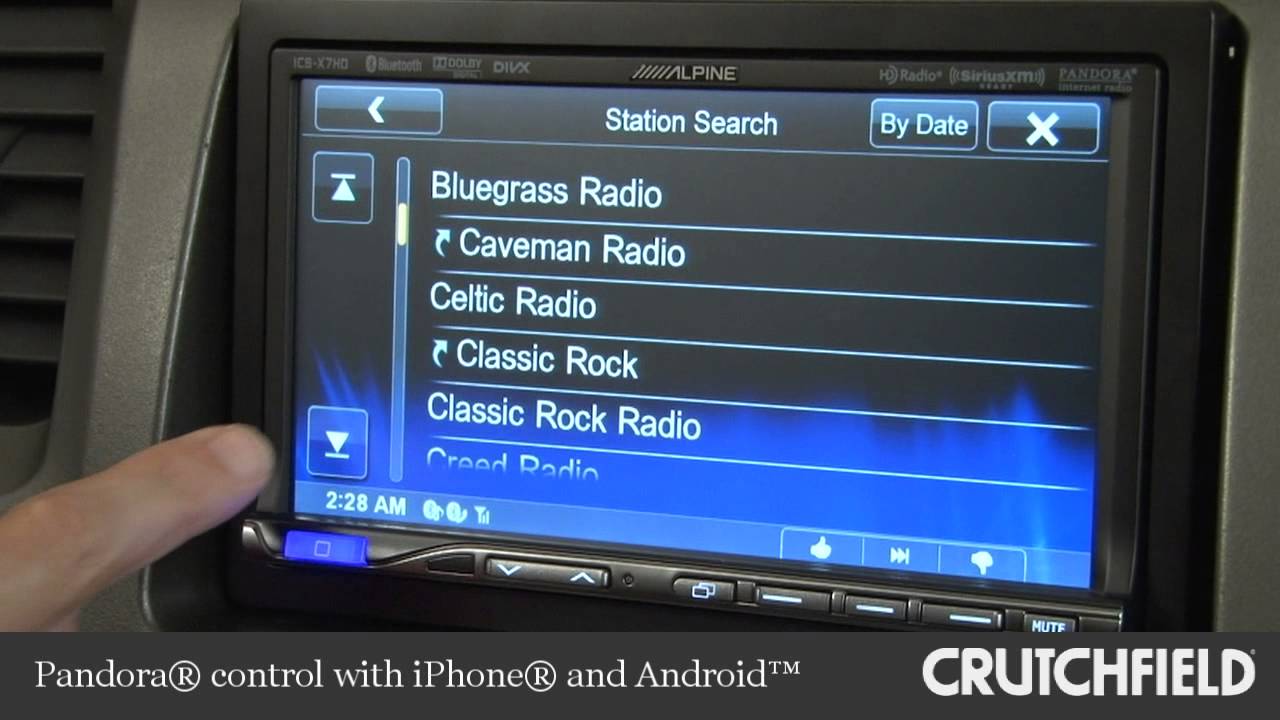 Alpine ICS-X7HD Car Digital Media Receiver Display and Controls Demo | Crutchfield Video