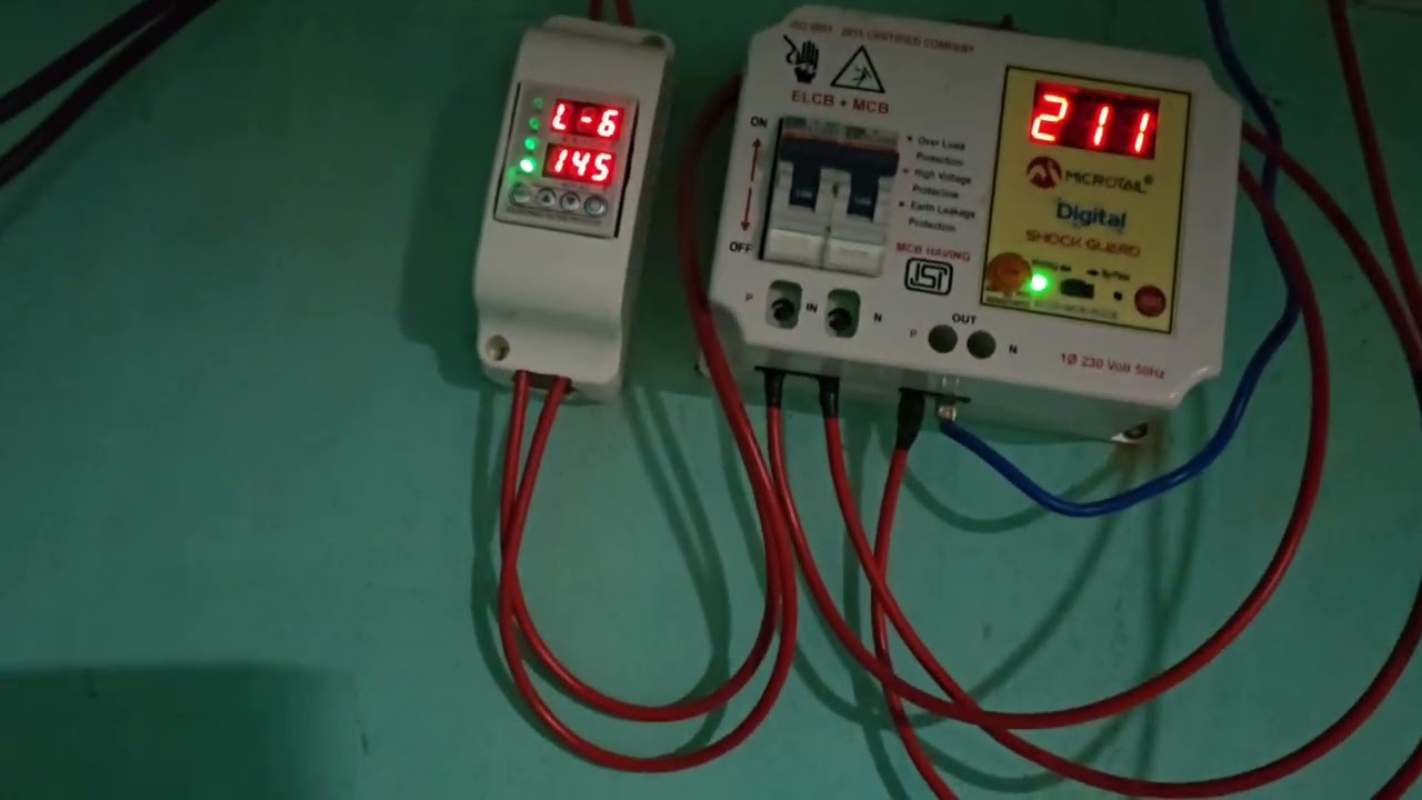 High and Low Voltage Protector Device For Home