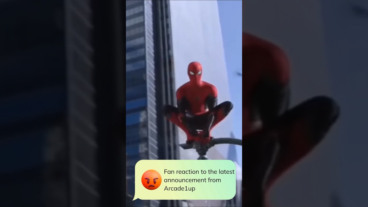 Реакция фанатов на последнее объявление от Arcade1up #шутка #пародия
