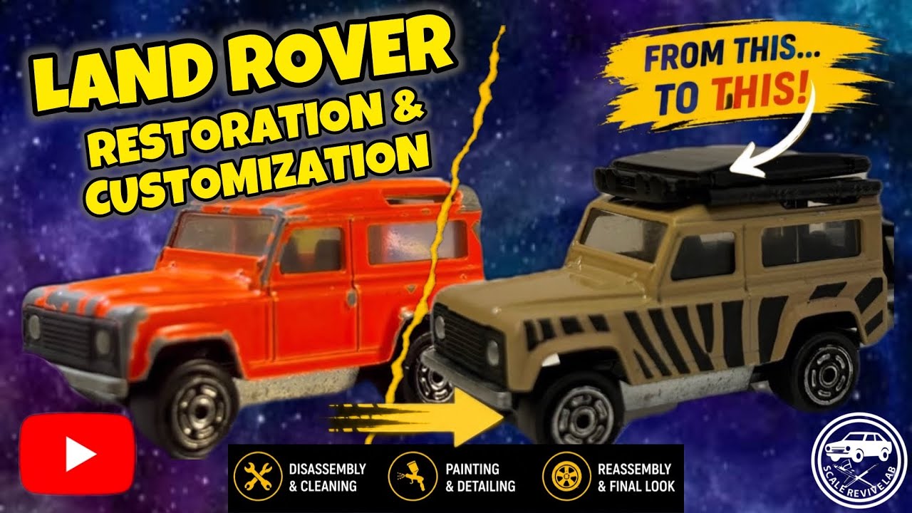Restoring & Customizing Land Rover #266 with Boat Trailer #21170 (Rear door, roof tent Design & B)