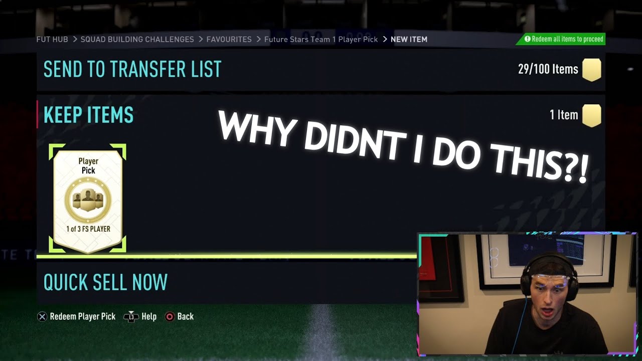 Nick tests 25 Token Future Stars Player Pick