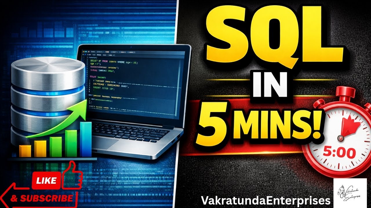 SQL in 5 Minutes | SQL Basics for Beginners | Data Analyst Skills 2026