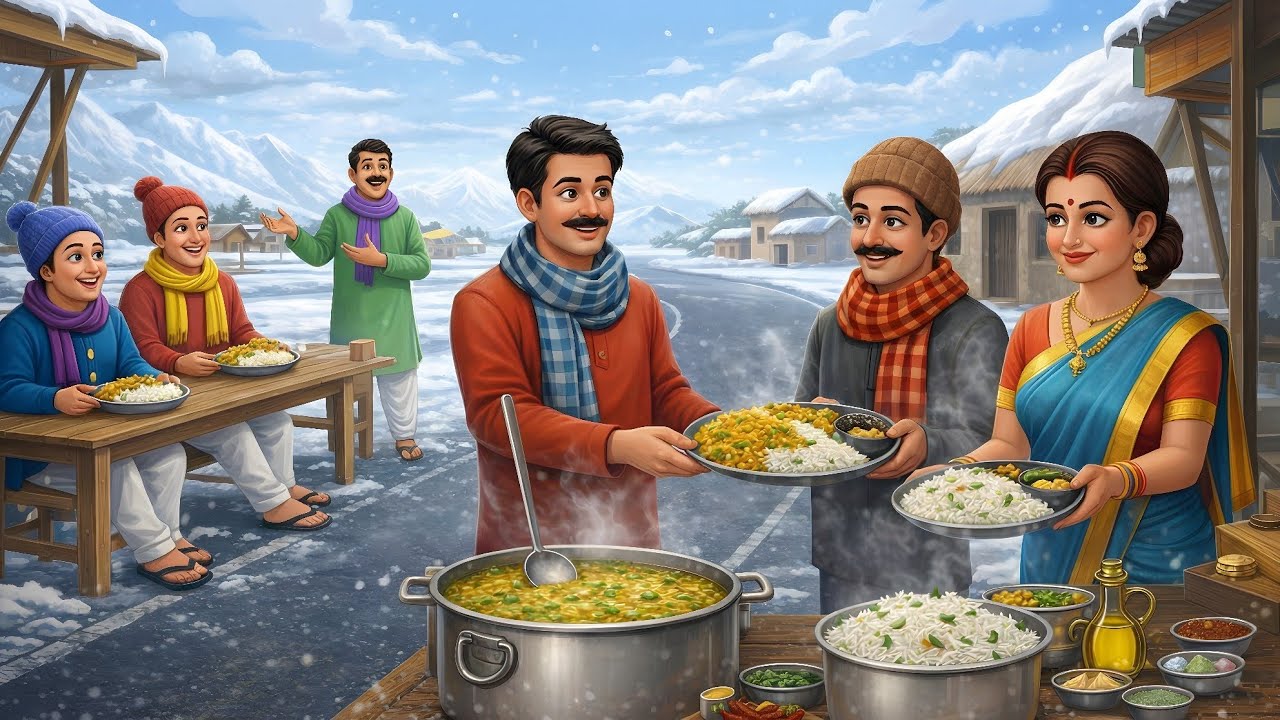 गरीब ने दाल चावल में मिलाई ऐसी चीज, सब हो गए दीवाने hindi kahaniya moral story in hindi 