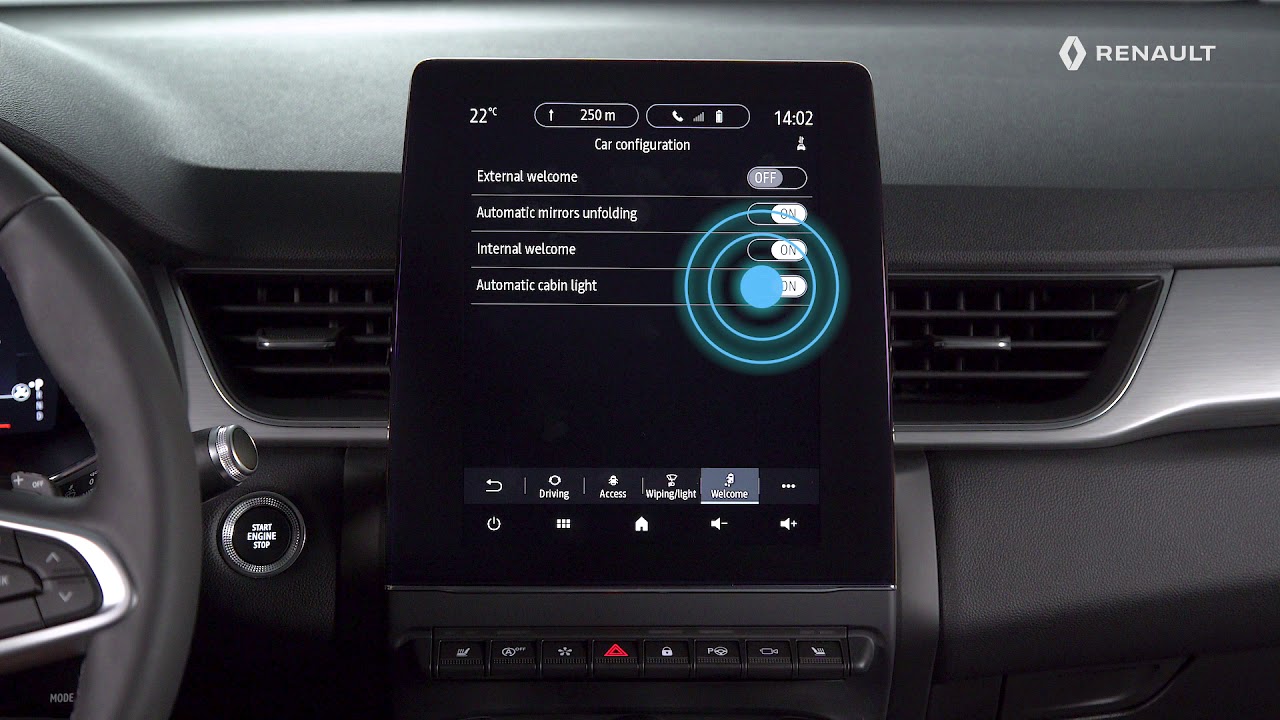 CUSTOMISING THE VEHICLE SETTINGS