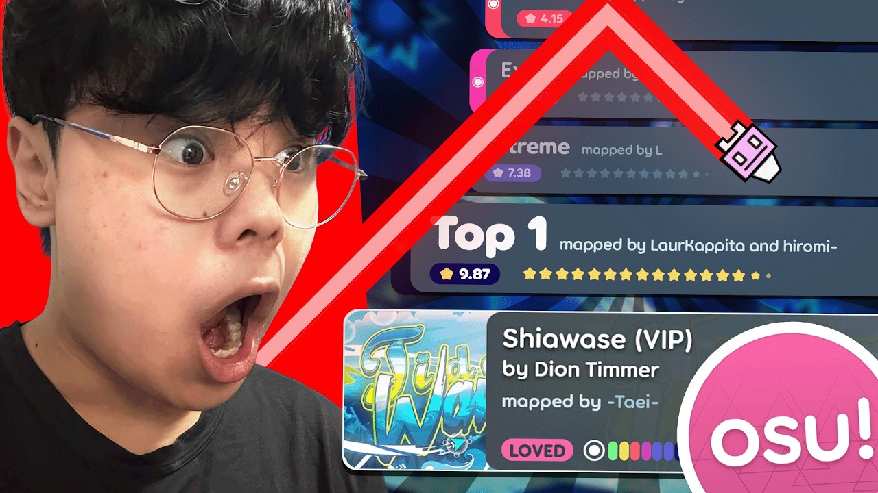 Я ПРОШЕЛ TIDAL WAVE В OSU!🌊 (ОТ EASY ДО TOP 1)