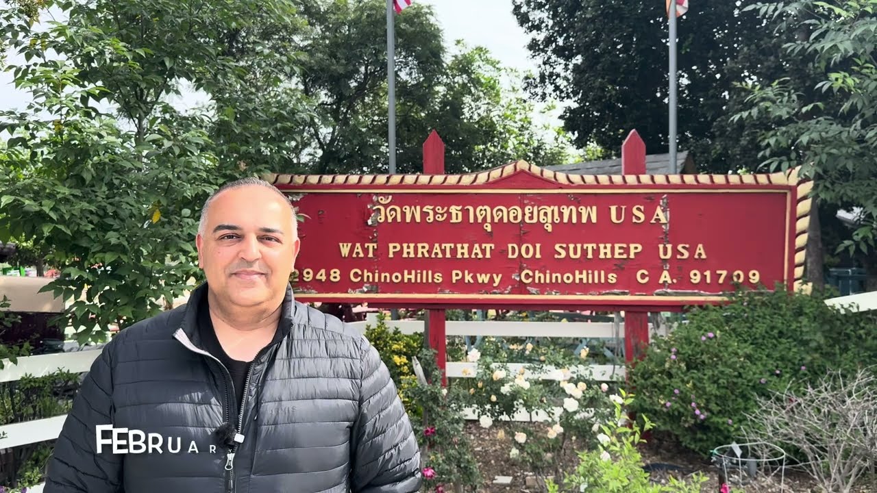 Wat Phrathat Doi Suthep in Chino Hills, Ca. Thai Food Market / Thai Temple 