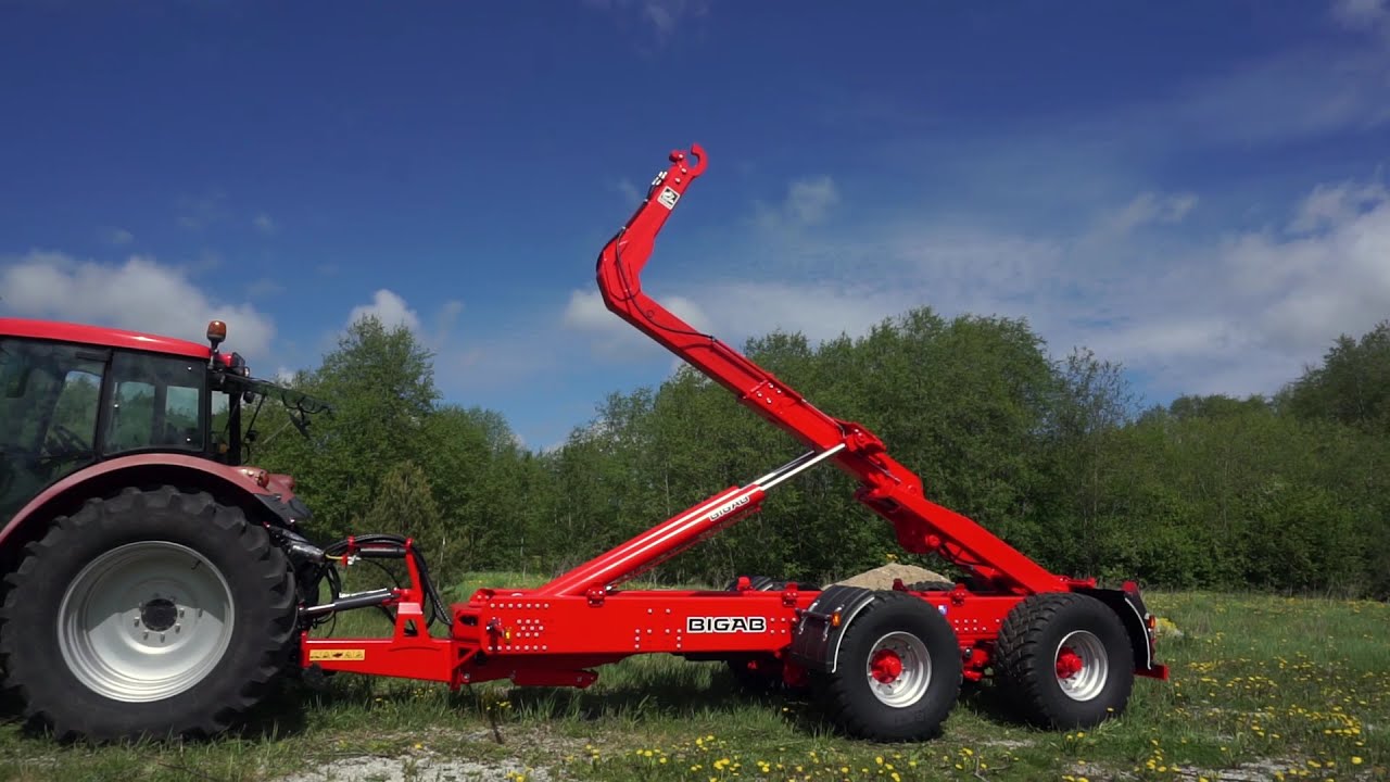 BIGAB B20 G3 Hooklift trailer