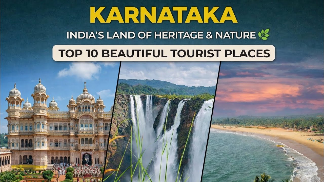 Karnataka – Waterfalls, Hills & Heritage | Top 10 Tourist Places in Karnataka | Travel Guide