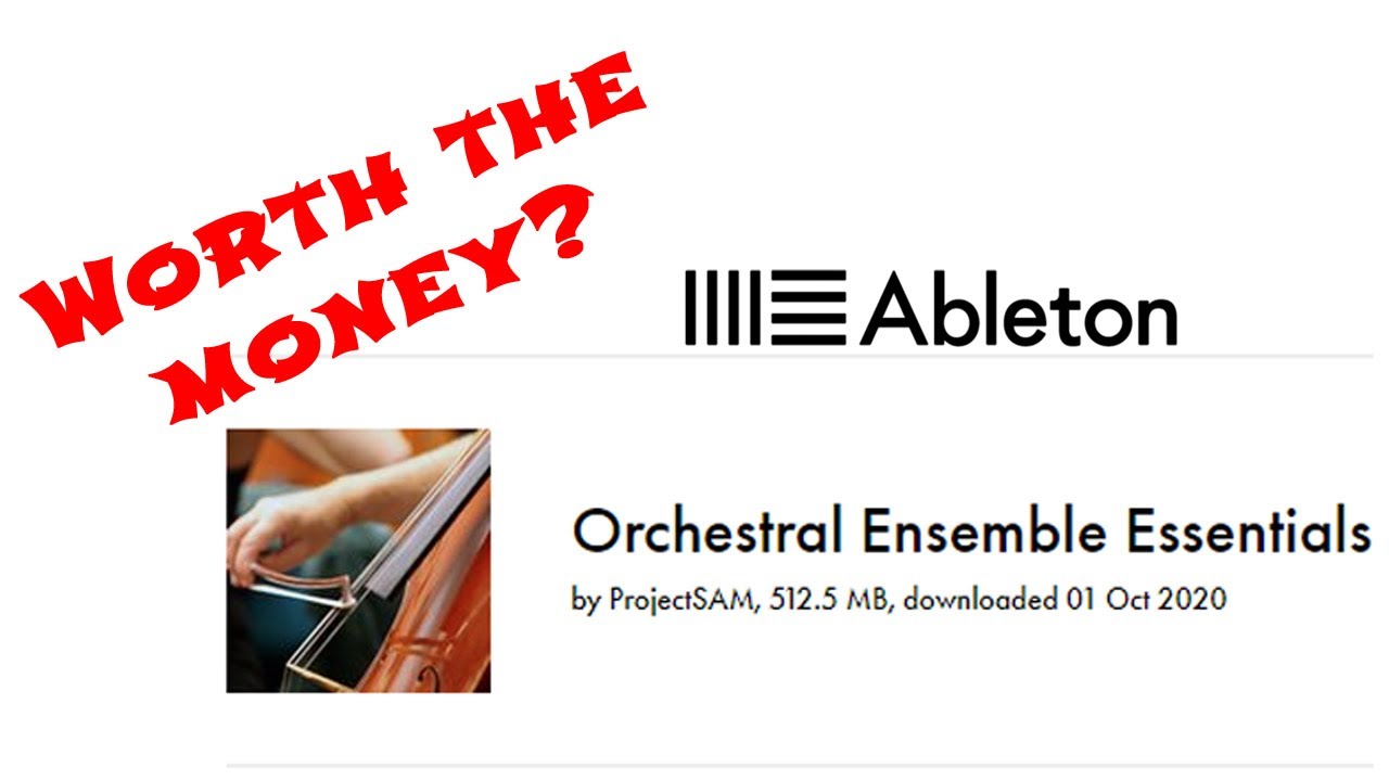 Ableton's orchestral ensemble essentials - Review and play