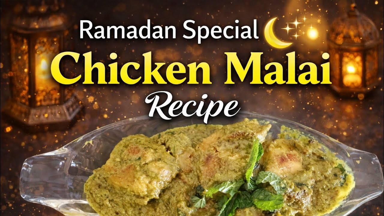 Ramadan special 🌙 chicken malai recipe 🍲 unique and delicious chicken 🍗 recipe@shabannaslifecook 