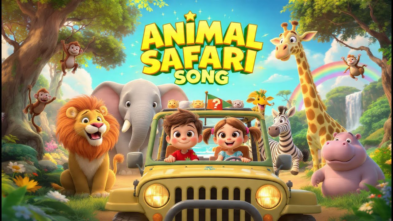 &ldquo;Animal Safari Song for Kids | Jungle Adventure Learning Song&rdquo;