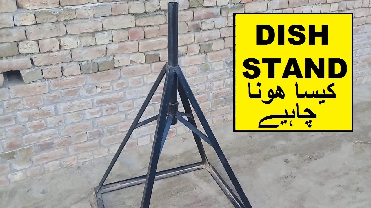 How To Make Dish Antenna Stand