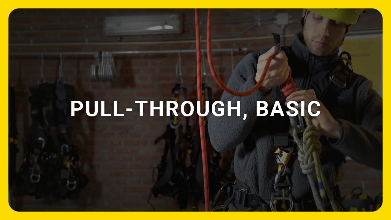 Pull through, basic - Rope Access [Instructievideo]