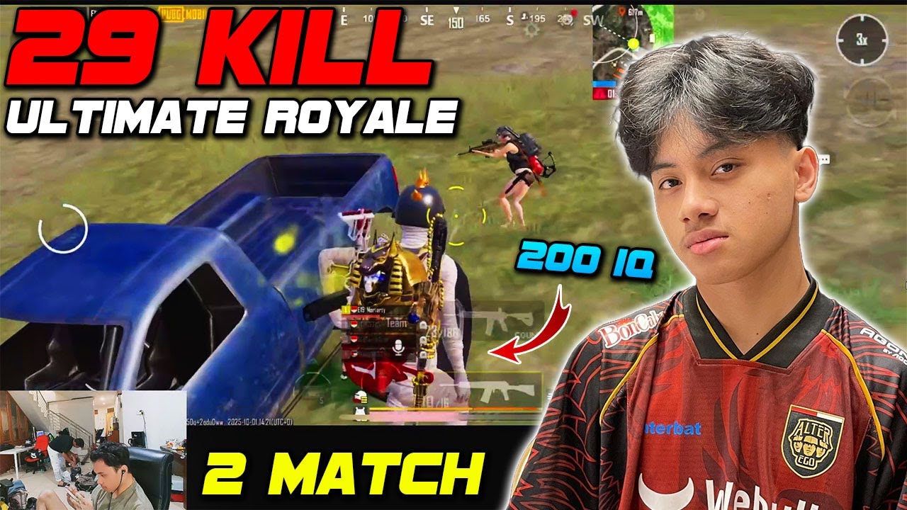 PUBG Mobile indonesia : Rosemary 2 Match Ultimate Royale Highlight Ep.421