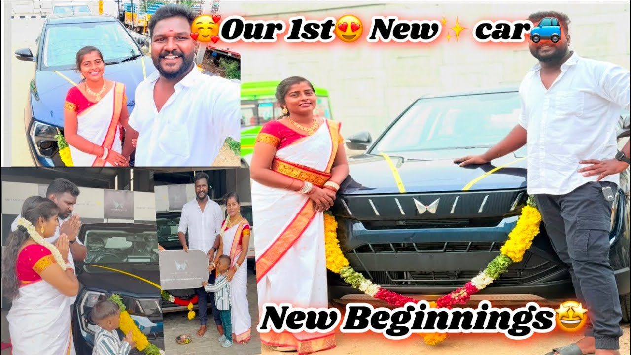 🥰Good News Revealed🤩ரொம்ப சந்தோஷமா இருக்கு🤗நாங்க new car வாங்கிட்டோம் #Ajith_vino#tamilvlog #youtube