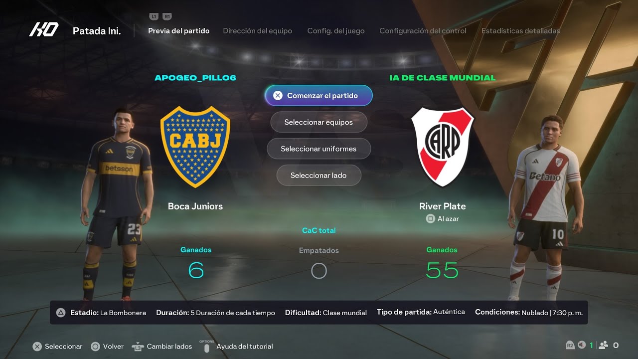 FC 26 | Boca Juniors vs River Plate ⚽ Superclásico – Gameplay Completo