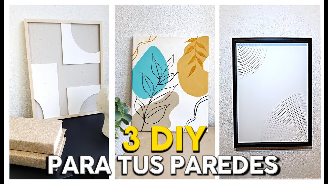 COMO HACER CUADROS DECORATIVOS Y ELEGANTES