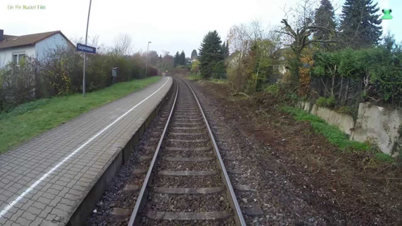Führerstandsmitfahrt von Kaiserslautern Hbf nach Pirmasens  - BR 643 - DB Bahn Nr.56