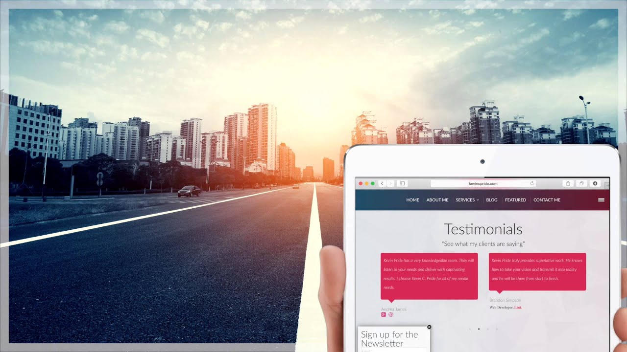 Official Website Commercial for Kevin C. Pride