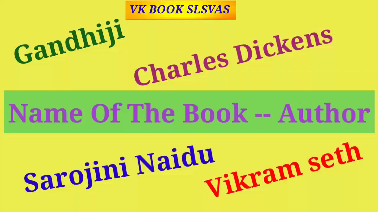 Name of the book Author  # 2/Book & Author/general knowledge questions with answers/Gk Quiz question
