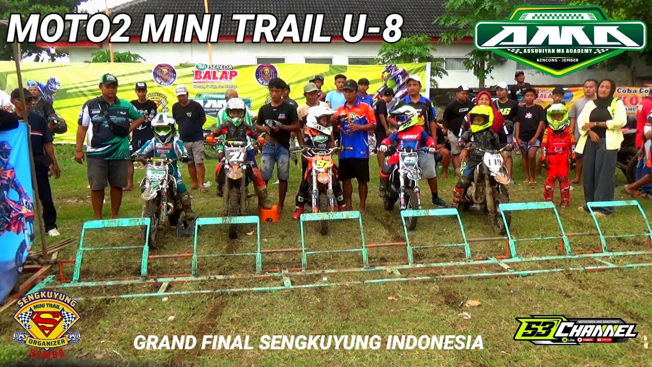 MOTO2 MINI TRAIL U-8 ‼️ GRAND FINAL MINI TRAIL SENGKUYUNG INDONESIA ‼️ SIRCUIT LOJEJER JEMBER JATIM 