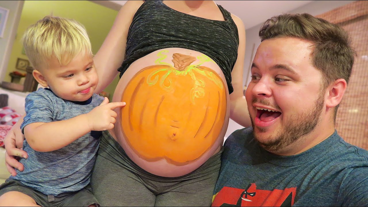PREGNANT PUMPKIN BELLY!