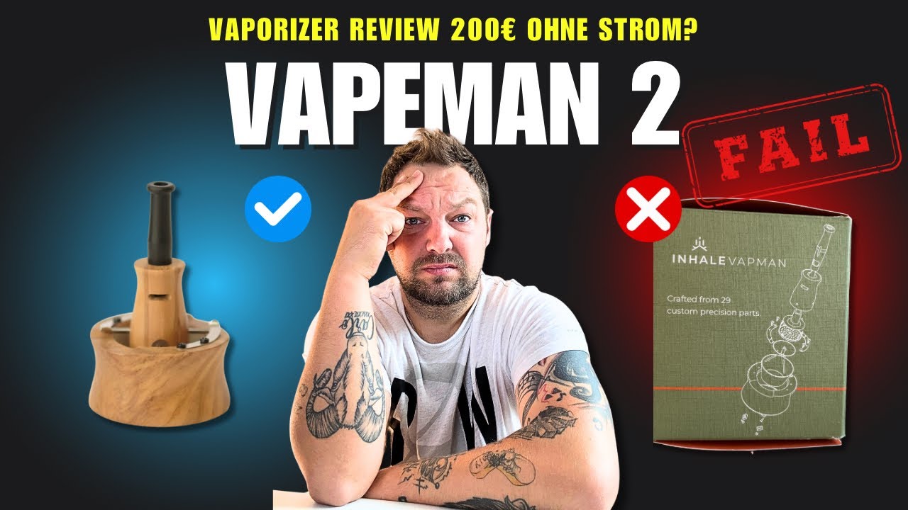 Luxus oder kompletter Reinfall? Vapman 2.0 Vaporizer im H&auml;rtetest 🌿Kleiner Holzklotz f&uuml;r 200 &euro;!?
