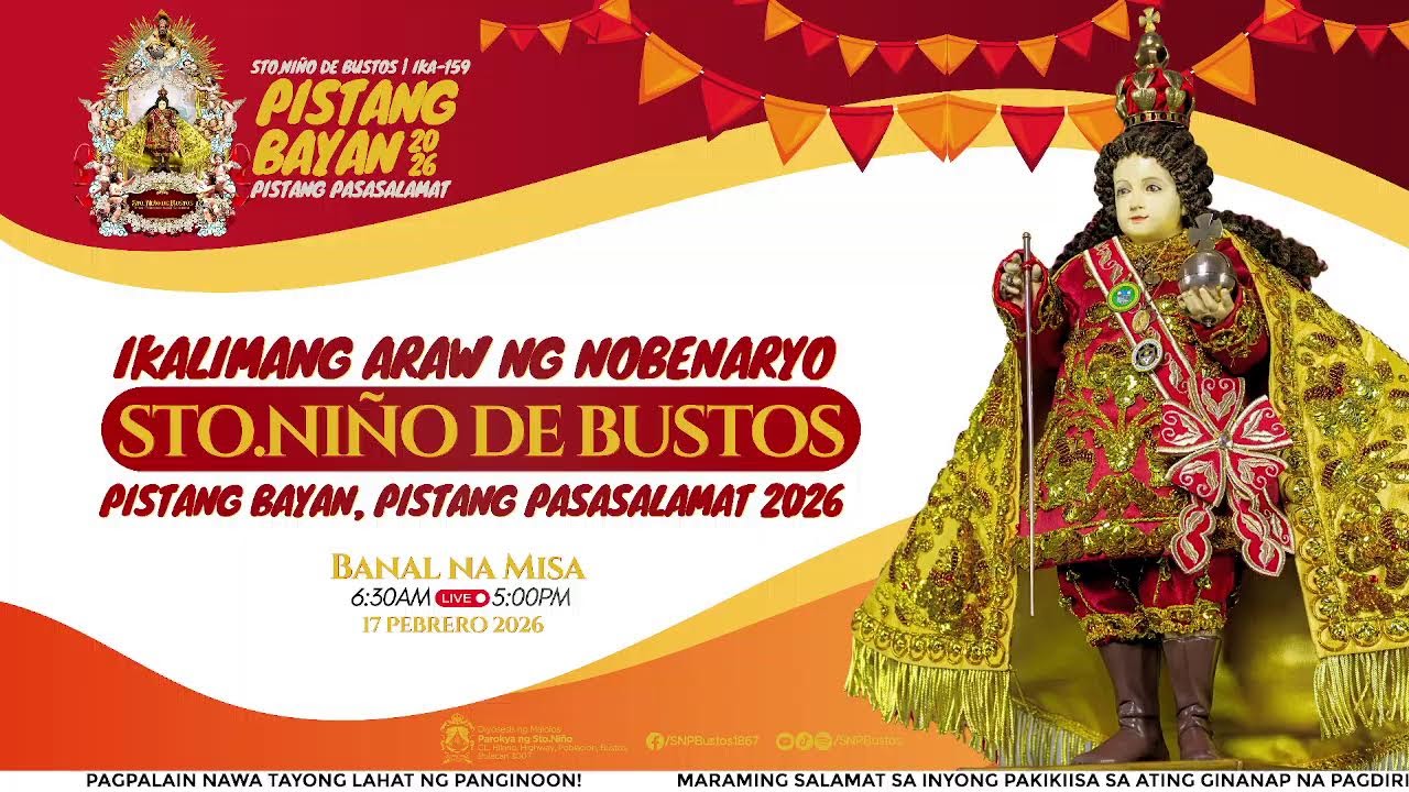 17 PEBRERO 2026 | 5:00 NG HAPON | BANAL NA MISA