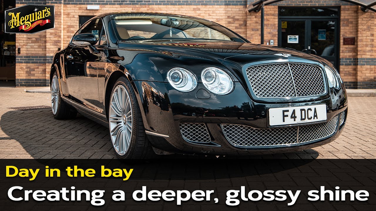 How to get GLOSSY and REFLECTIVE BLACK PAINT | Day In The Bay | Meguiar's UK